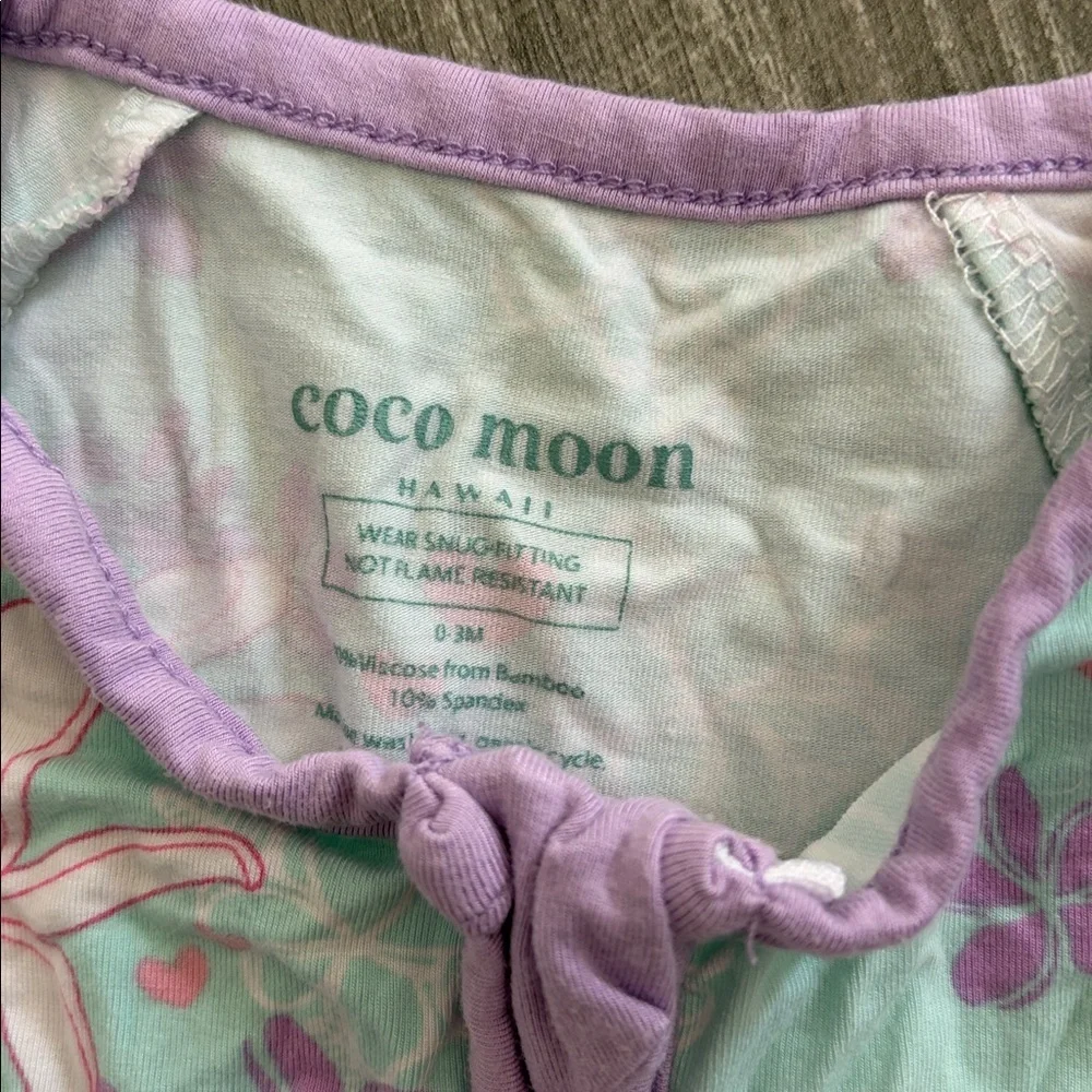 Lot 2 Cocomoon long sleeve baby zip up coveralls 0-3M